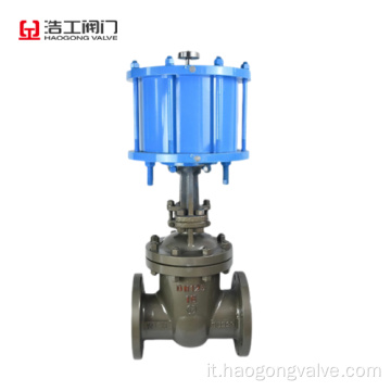 Valvola di gate pneumatica WCB PN16 PN25 PN40